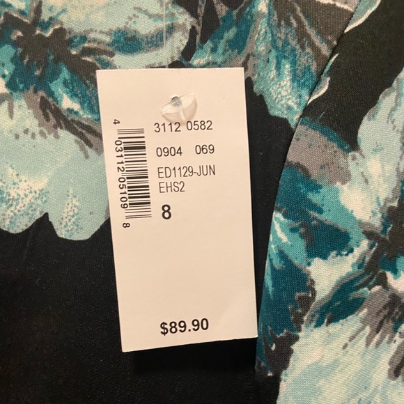 Rickis floral cold shoulder scuba dress - Picture 4 of 4